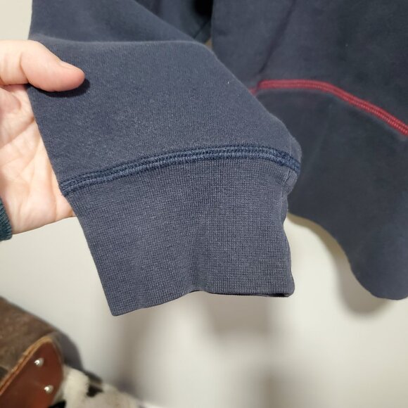 TOMMY HILFIGER Vintage 90s Spell-Out Crewneck Sweatshirt Cropped Women's Large - Picture 5 of 11